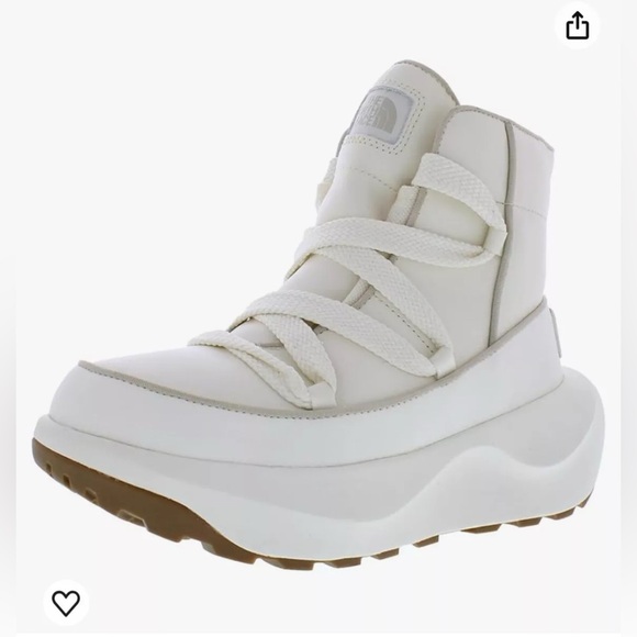 The North Face Women Sz 7 Halseigh ThermoBall Waterproof Leather Platform Boots - Picture 13 of 13